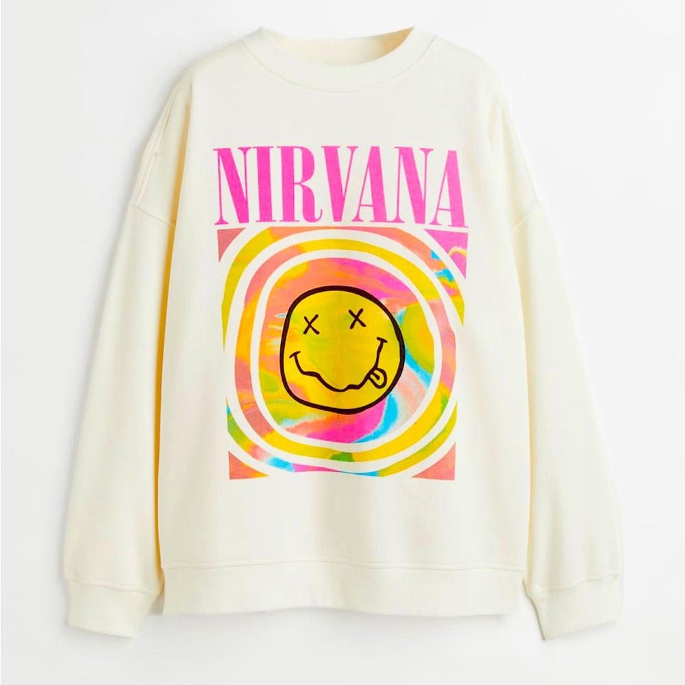Oversized Nirvana sweatshirt. NWT. Size medium. $35